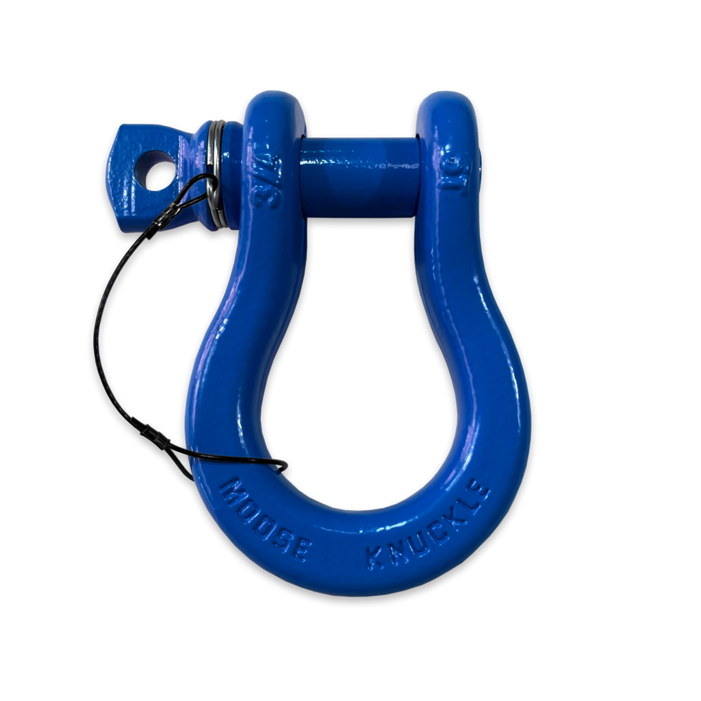 B'oh Recovery Spin Pin Shackle 3/4 Blue Balls Moose Knuckle Offroad