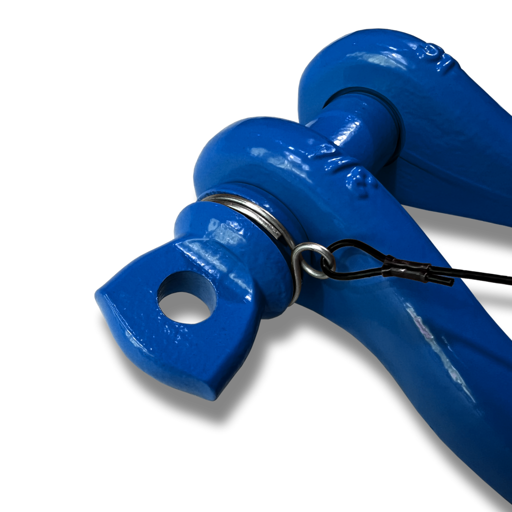 B'oh Recovery Spin Pin Shackle 3/4 Blue Balls Moose Knuckle Offroad