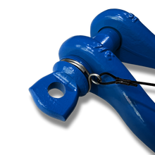 Load image into Gallery viewer, B'oh Recovery Spin Pin Shackle 3/4 Blue Balls Moose Knuckle Offroad