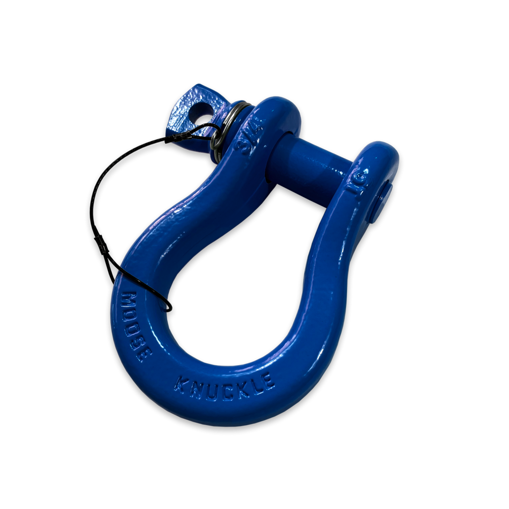 B'oh Recovery Spin Pin Shackle 3/4 Blue Balls Moose Knuckle Offroad