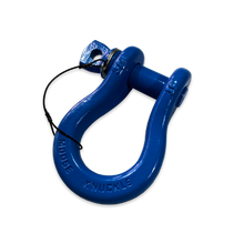 Load image into Gallery viewer, B'oh Recovery Spin Pin Shackle 3/4 Blue Balls Moose Knuckle Offroad