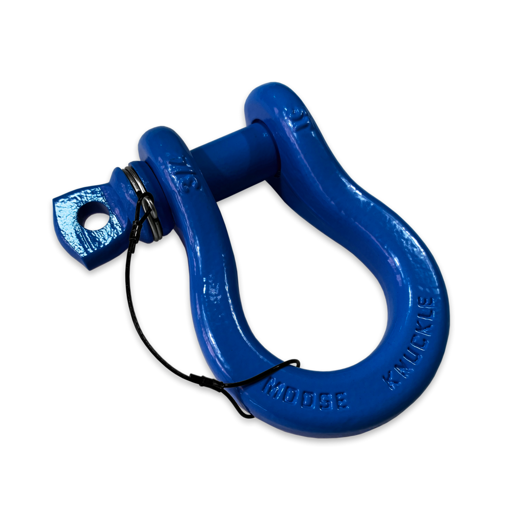 B'oh Recovery Spin Pin Shackle 3/4 Blue Balls Moose Knuckle Offroad