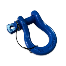 Load image into Gallery viewer, B'oh Recovery Spin Pin Shackle 3/4 Blue Balls Moose Knuckle Offroad