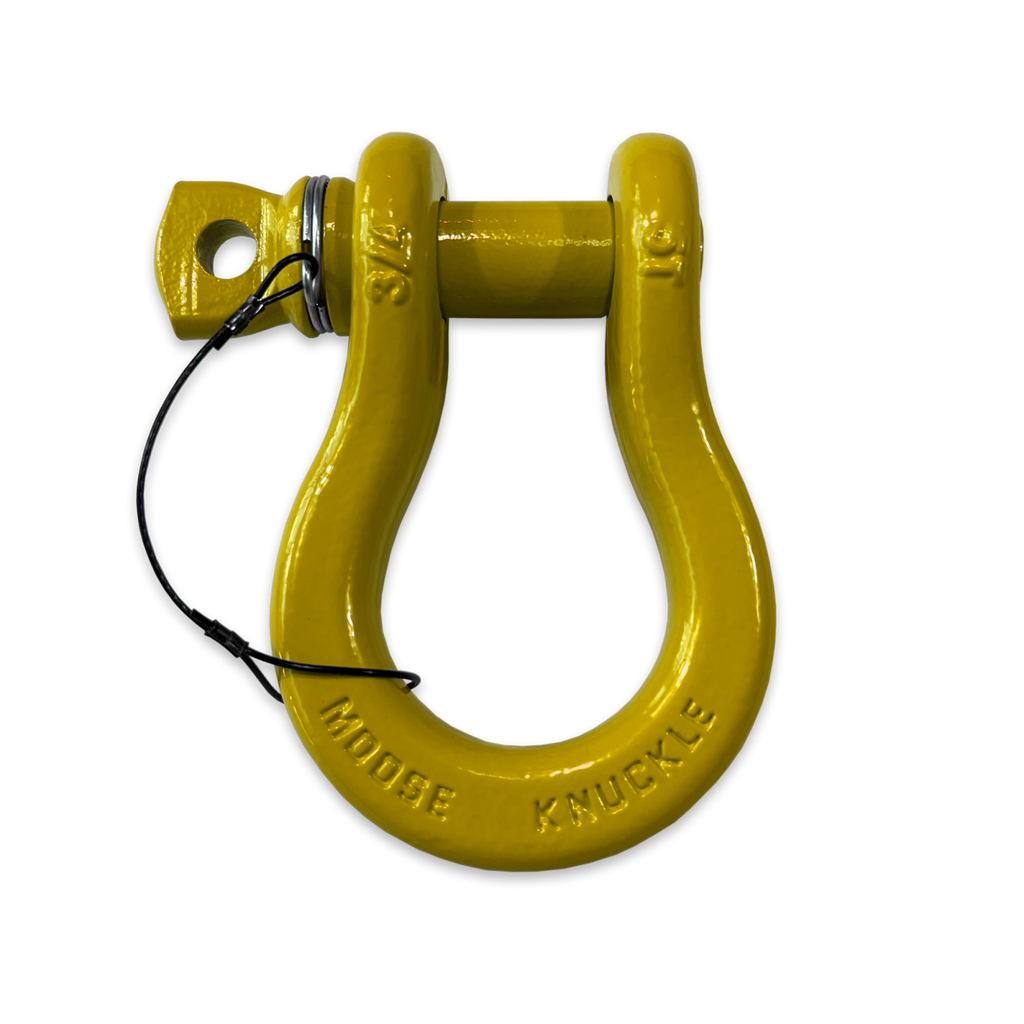 B'oh Recovery Spin Pin Shackle 3/4 Detonator Yellow Moose Knuckle Offroad