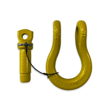 Load image into Gallery viewer, B'oh Recovery Spin Pin Shackle 3/4 Detonator Yellow Moose Knuckle Offroad