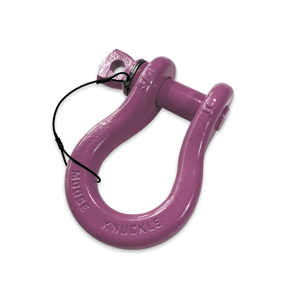 B'oh Recovery Spin Pin Shackle 3/4 Pretty Pink Moose Knuckle Offroad