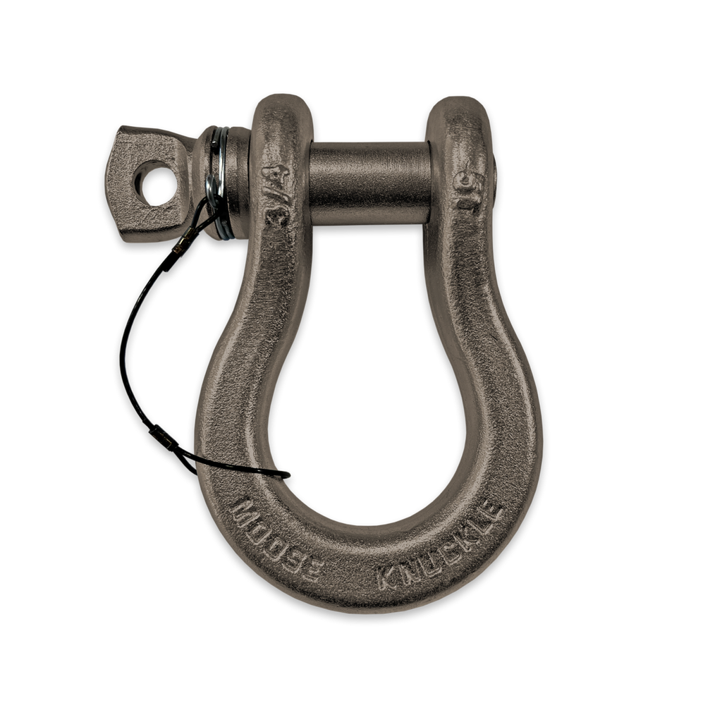 B'oh Recovery Spin Pin Shackle 3/4 Raw Dog Moose Knuckle Offroad