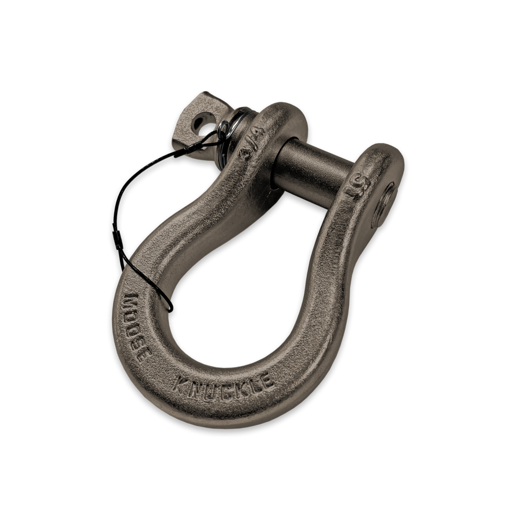 B'oh Recovery Spin Pin Shackle 3/4 Raw Dog Moose Knuckle Offroad