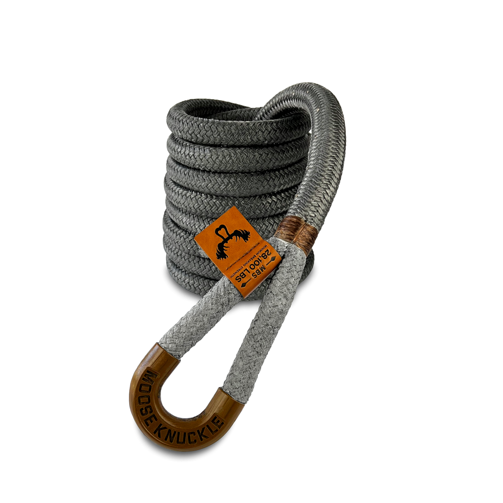 Lug Line Stretch Recovery Rope Gun Gray 10 Feet Moose Knuckle Offroad