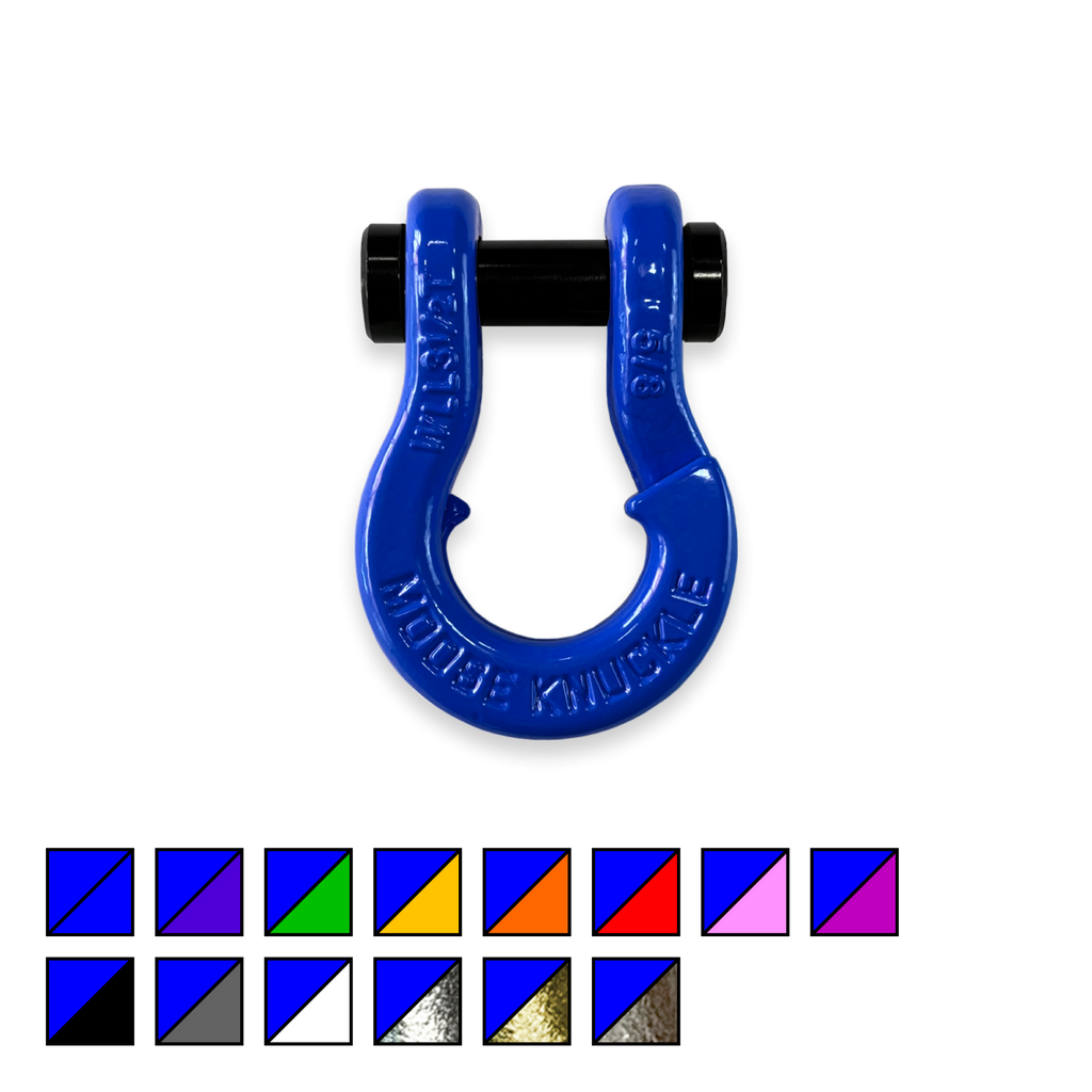 Jowl SxS Recovery Split Shackle 5/8 Blue Balls Moose Knuckle Offroad