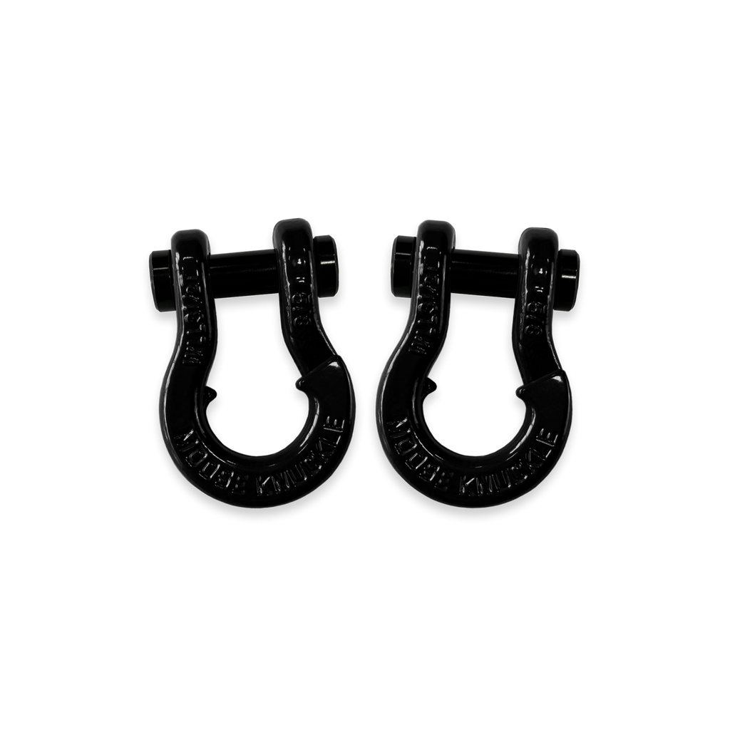 Jowl SxS Recovery Split Shackle 5/8 Black Hole and Black Hole Combo Moose Knuckle Offroad