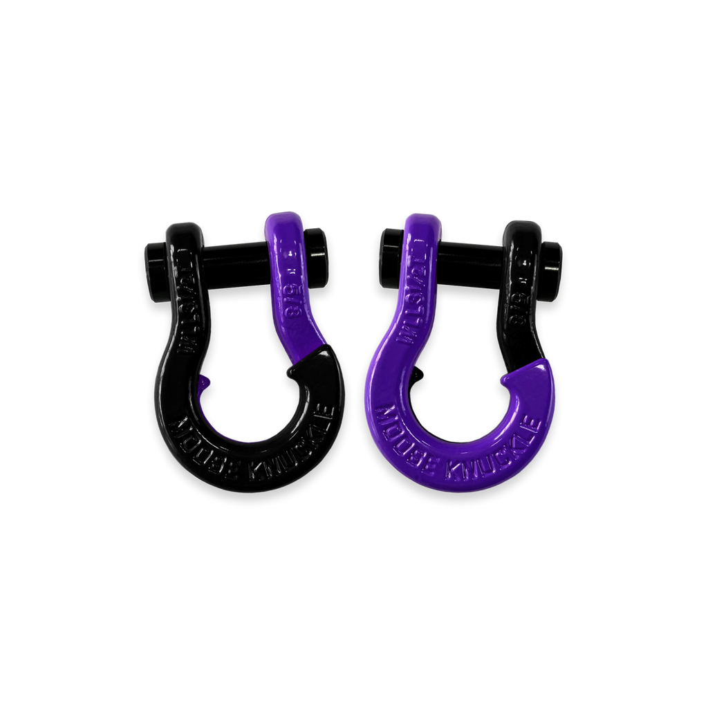 Jowl SxS Recovery Split Shackle 5/8 Black Hole and Grape Escape Combo Moose Knuckle Offroad