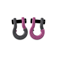 Load image into Gallery viewer, Jowl SxS Recovery Split Shackle 5/8 Gun Gray and Pretty Pink Combo Moose Knuckle Offroad