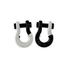 Load image into Gallery viewer, Jowl SxS Recovery Split Shackle 5/8 Pure White and Black Hole Combo Moose Knuckle Offroad