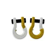 Load image into Gallery viewer, Jowl SxS Recovery Split Shackle 5/8 Pure White and Detonator Yellow Combo Moose Knuckle Offroad