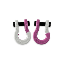 Load image into Gallery viewer, Jowl SxS Recovery Split Shackle 5/8 Pure White and Pretty Pink Combo Moose Knuckle Offroad