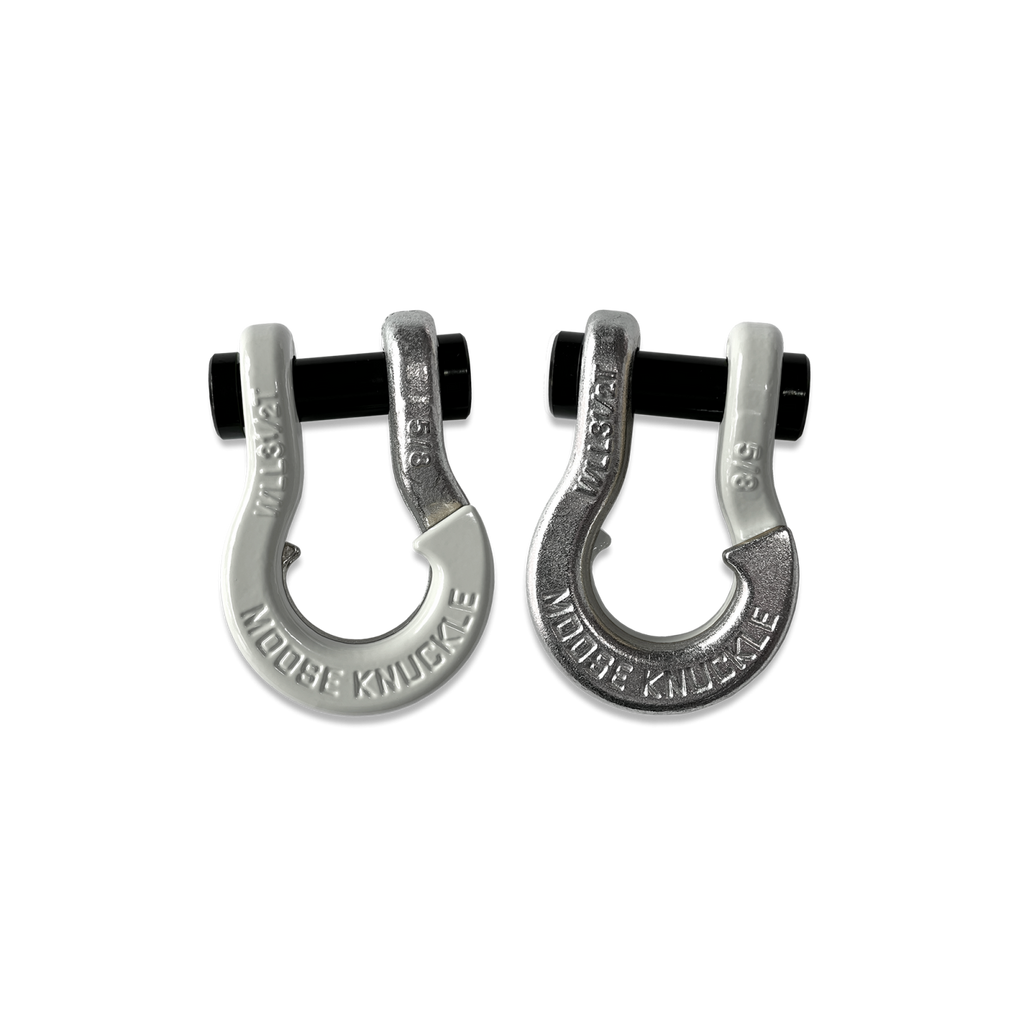 Jowl SxS Recovery Split Shackle 5/8 Pure White and Nice Gal Combo Moose Knuckle Offroad