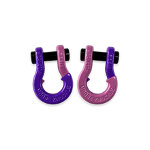 Load image into Gallery viewer, Jowl SxS Recovery Split Shackle 5/8 Grape Escape and Pretty Pink Combo Moose Knuckle Offroad