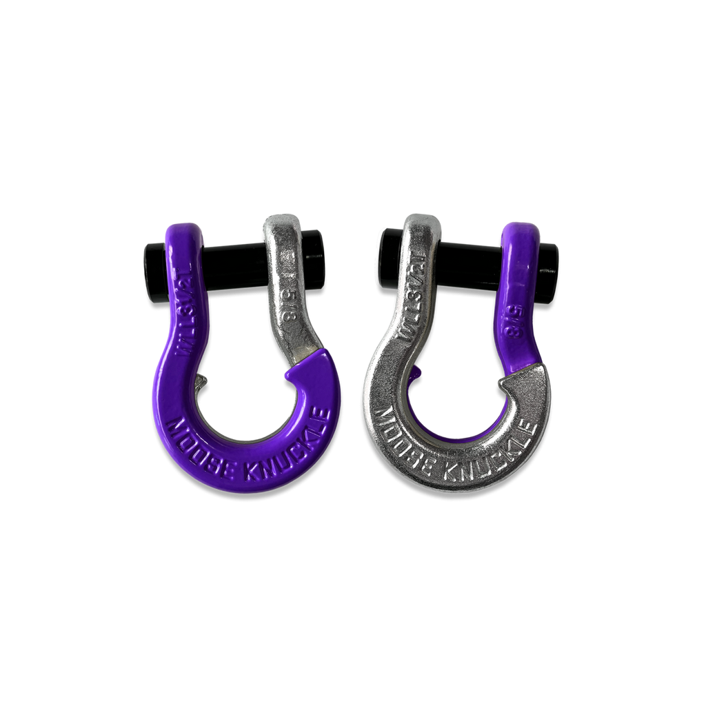 Jowl SxS Recovery Split Shackle 5/8 Grape Escape and Nice Gal Combo Moose Knuckle Offroad