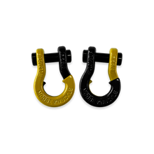 Load image into Gallery viewer, Jowl SxS Recovery Split Shackle 5/8 Detonator Yellow and Black Hole Combo Moose Knuckle Offroad
