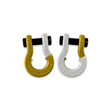 Load image into Gallery viewer, Jowl SxS Recovery Split Shackle 5/8 Detonator Yellow and Pure White Combo Moose Knuckle Offroad