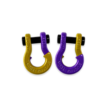 Load image into Gallery viewer, Jowl SxS Recovery Split Shackle 5/8 Detonator Yellow and Grape Escape Combo Moose Knuckle Offroad