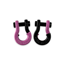 Load image into Gallery viewer, Jowl SxS Recovery Split Shackle 5/8 Pretty Pink and Black Hole Combo Moose Knuckle Offroad