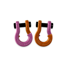 Load image into Gallery viewer, Jowl SxS Recovery Split Shackle 5/8 Pretty Pink and Obscene Orange Combo Moose Knuckle Offroad