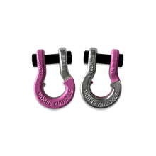 Load image into Gallery viewer, Jowl SxS Recovery Split Shackle 5/8 Pretty Pink and Nice Gal Combo Moose Knuckle Offroad