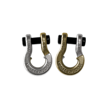 Load image into Gallery viewer, Jowl SxS Recovery Split Shackle 5/8 Nice Gal and Brass Knuckle Combo Moose Knuckle Offroad