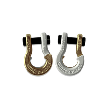 Load image into Gallery viewer, Jowl SxS Recovery Split Shackle 5/8 Brass Knuckle and Pure White Combo Moose Knuckle Offroad