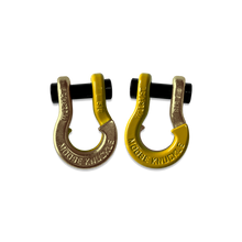 Load image into Gallery viewer, Jowl SxS Recovery Split Shackle 5/8 Brass Knuckle and Detonator Yellow Combo Moose Knuckle Offroad