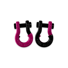 Load image into Gallery viewer, Jowl SxS Recovery Split Shackle 5/8 Pogo Pink and Black Hole Combo Moose Knuckle Offroad