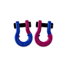 Load image into Gallery viewer, Jowl SxS Recovery Split Shackle 5/8 Blue Balls and Pogo Pink Combo Moose Knuckle Offroad