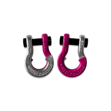 Load image into Gallery viewer, Jowl SxS Recovery Split Shackle 5/8 Nice Gal and Pogo Pink Combo Moose Knuckle Offroad