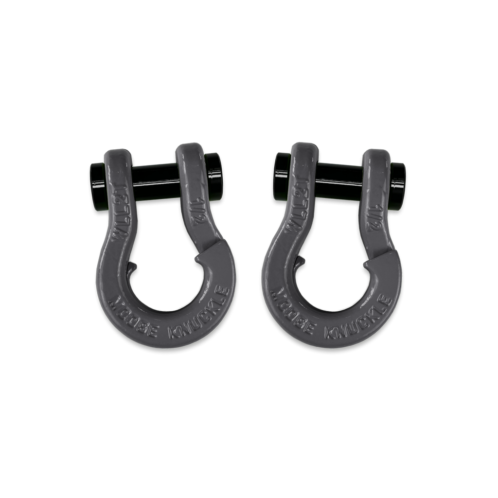Jowl SxS Recovery Split Shackle 1/2 Gun Gray and Gun Gray Combo Moose Knuckle Offroad