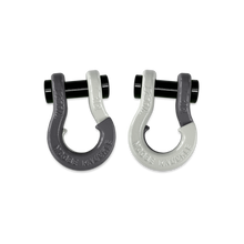 Load image into Gallery viewer, Jowl SxS Recovery Split Shackle 1/2 Gun Gray and Pure White Combo Moose Knuckle Offroad