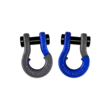 Load image into Gallery viewer, Jowl SxS Recovery Split Shackle 1/2 Gun Gray and Blue Balls Combo Moose Knuckle Offroad