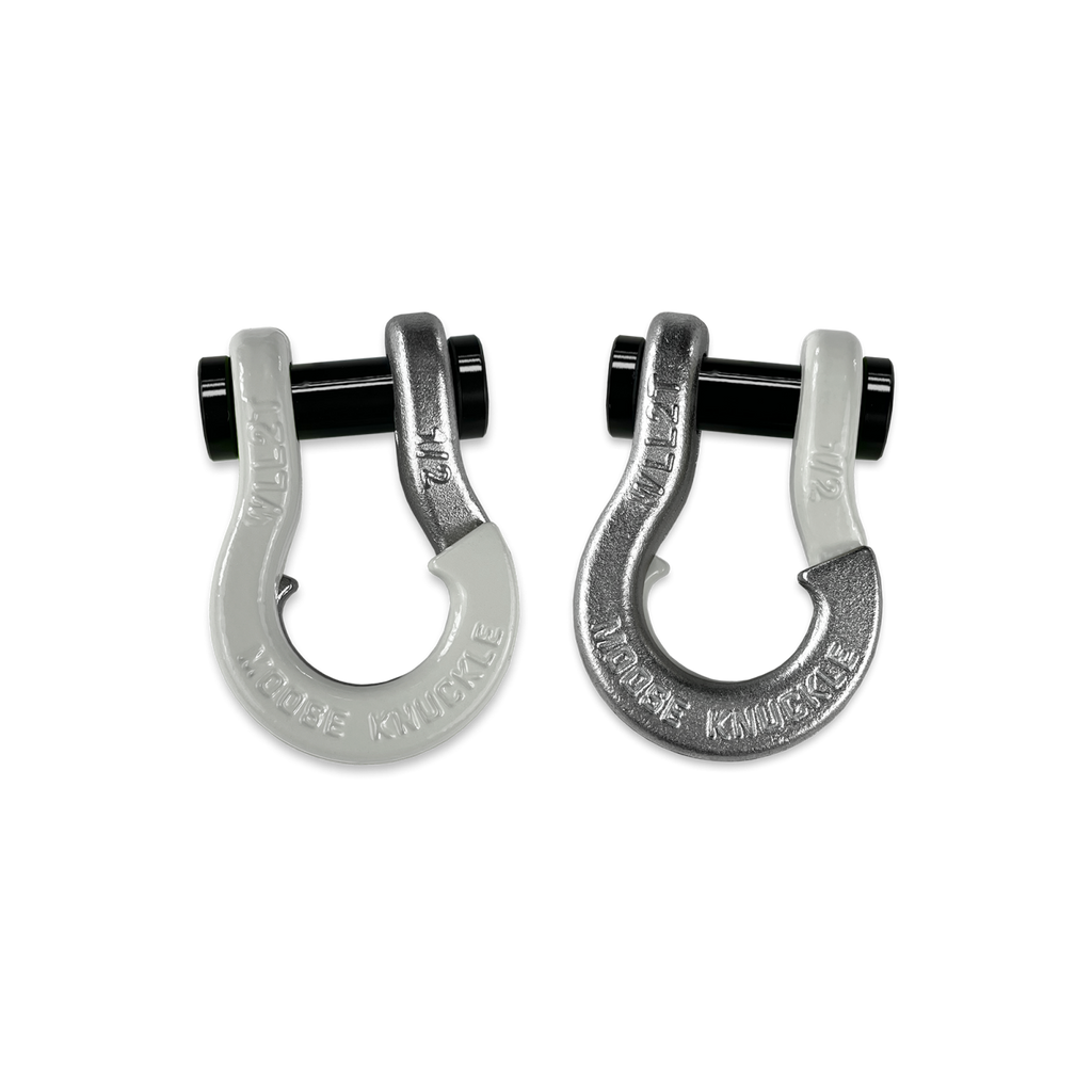 Jowl SxS Recovery Split Shackle 1/2 Pure White and Nice Gal Combo Moose Knuckle Offroad