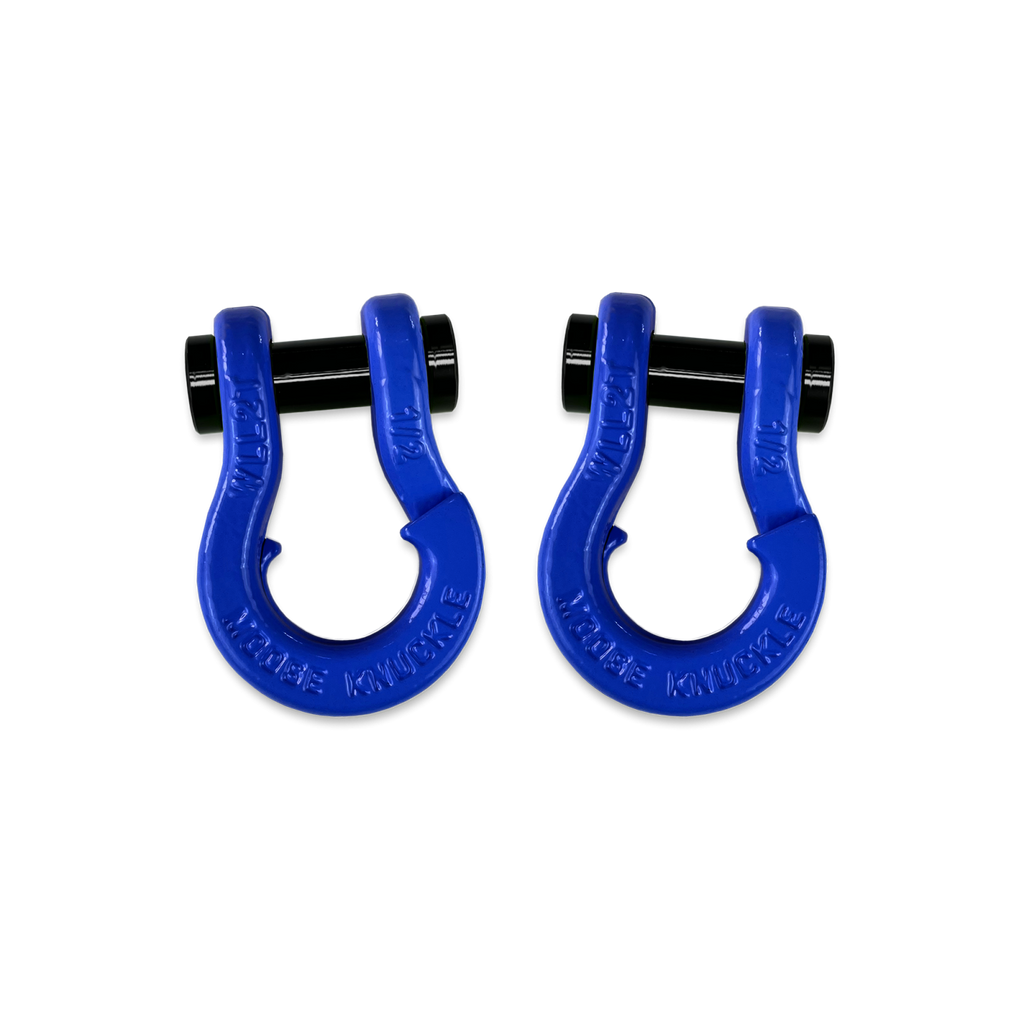 Jowl SxS Recovery Split Shackle 1/2 Blue Balls and Blue Balls Combo Moose Knuckle Offroad