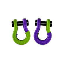 Load image into Gallery viewer, Jowl SxS Recovery Split Shackle 1/2 Sublime Green and Grape Escape Combo Moose Knuckle Offroad