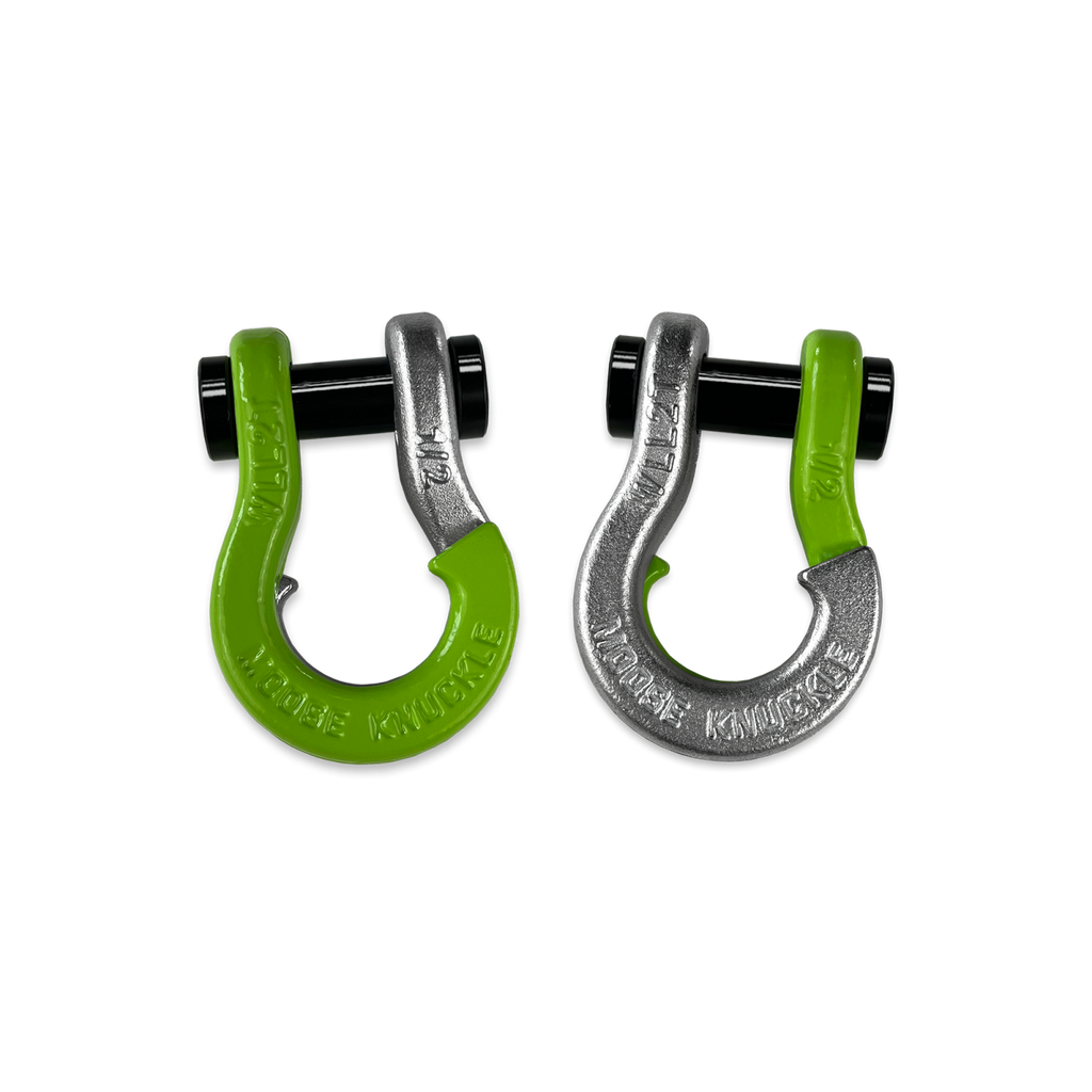 Jowl SxS Recovery Split Shackle 1/2 Sublime Green and Nice Gal Combo Moose Knuckle Offroad
