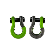Load image into Gallery viewer, Jowl SxS Recovery Split Shackle 1/2 Sublime Green and Raw Dog Combo Moose Knuckle Offroad