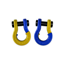 Load image into Gallery viewer, Jowl SxS Recovery Split Shackle 1/2 Detonator Yellow and Blue Balls Combo Moose Knuckle Offroad