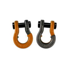 Load image into Gallery viewer, Jowl SxS Recovery Split Shackle 1/2 Obscene Orange and Raw Dog Combo Moose Knuckle Offroad