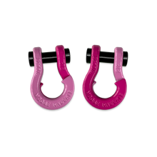 Load image into Gallery viewer, Jowl SxS Recovery Split Shackle 1/2 Pretty Pink and Pogo Pink Combo Moose Knuckle Offroad