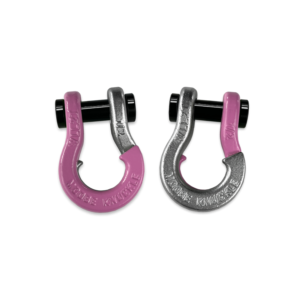 Jowl SxS Recovery Split Shackle 1/2 Pretty Pink and Nice Gal Combo Moose Knuckle Offroad