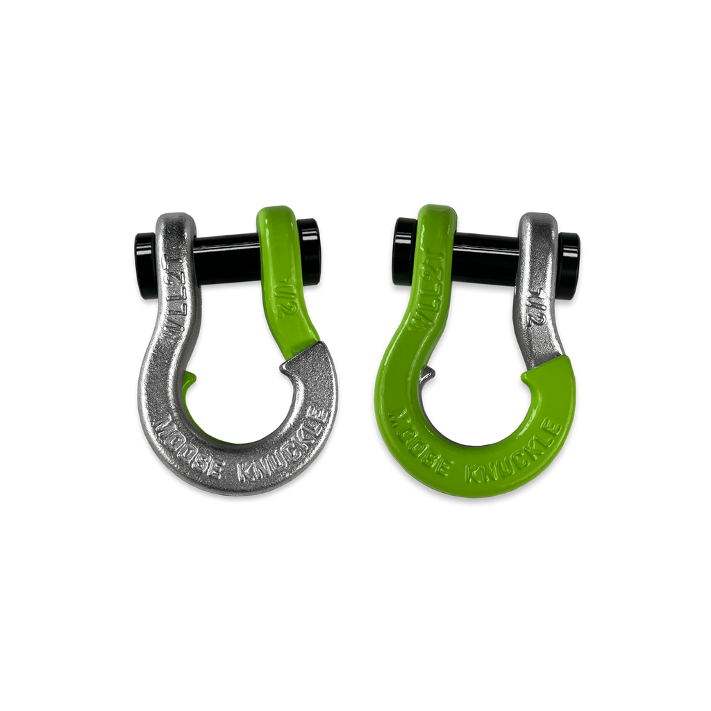 Jowl SxS Recovery Split Shackle 1/2 Nice Gal and Sublime Green Combo Moose Knuckle Offroad