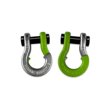 Load image into Gallery viewer, Jowl SxS Recovery Split Shackle 1/2 Nice Gal and Sublime Green Combo Moose Knuckle Offroad