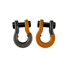 Load image into Gallery viewer, Jowl SxS Recovery Split Shackle 1/2 Raw Dog and Obscene Orange Combo Moose Knuckle Offroad